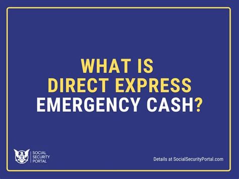 Direct Express Emergency Cash 2017